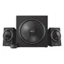 Trust Yuri Altavoces 2.1 con Subwoofer para PC | 120W Potencia Pico | Control de Graves | Madera | Conexión 3.5 mm para Portátil y Smartphone | Artículo 23696